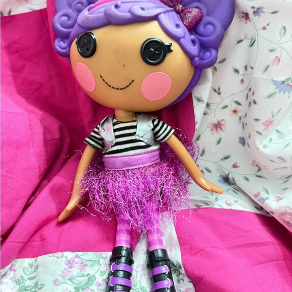 Purple and Pink Button-Eyed lalaloopsy doll - Picture 1 of 8